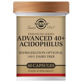 Solgar Advanced 40+ Acidophilus Vegetable Capsules - Pack of 2 60 each 