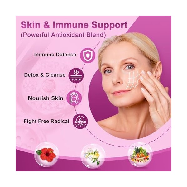 Probiotiques pour femmes – Probiotiques vaginaux de canneberge avec enzymes digestives, prébiotiques et soutien à léquilibre