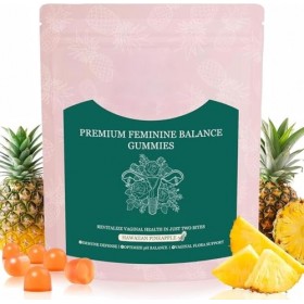Source de probiotiques Gummies féminines, intestin sain, soutien immunitaire, saveur dananas hawaïen