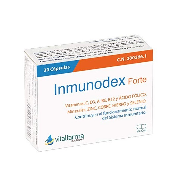 AI IA INMUNODEX Forte 30cap, Standard, Unique