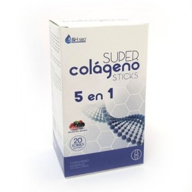 Colageno Super Sticks 5 en 1 20 sobres Science Health