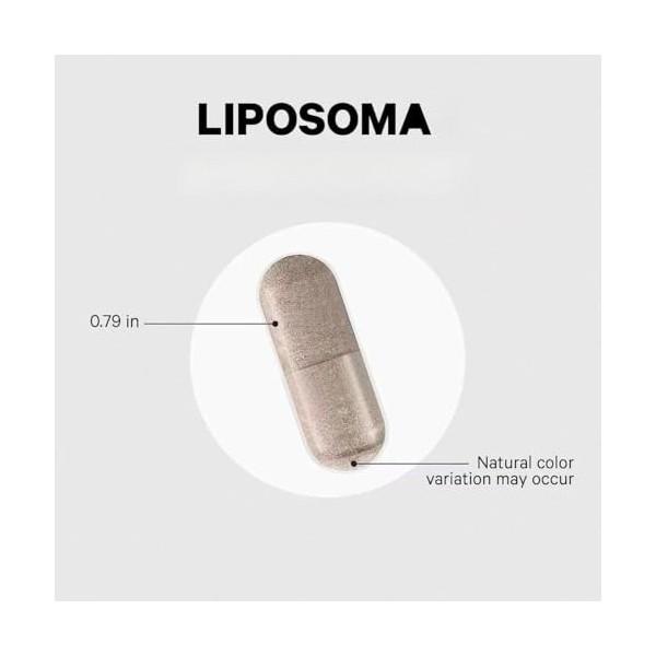 Livraison liposomale - Végétalien, sans OGM, sans gluten