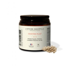PROBIOTIQUE VENTRE PLAT | Affine votre silhouette | Perte de poids | Bien-être digestif | Anti-ballonnements | Fenouil | Lact