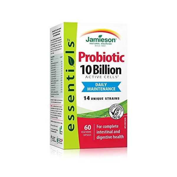 Jamieson Probiotic 10 Billion 60 Capsules