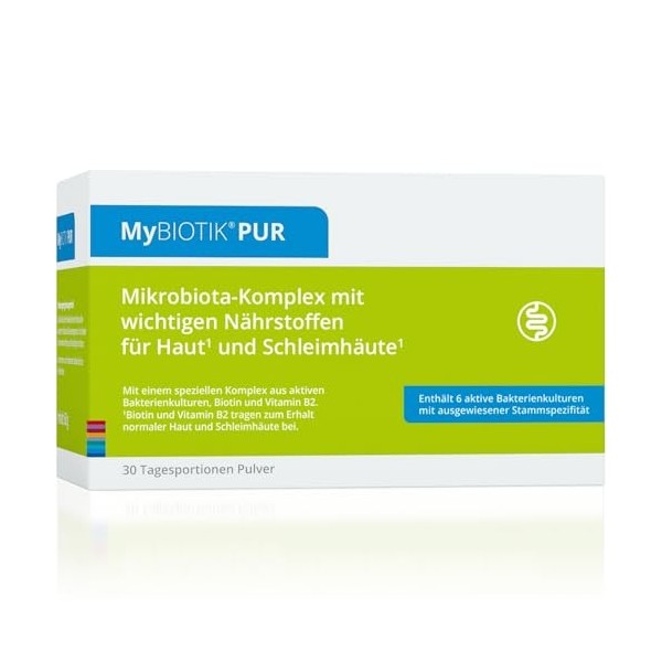 nutrimmun MyBIOTIK Pur Pulver für Haut und Schleimhäute, 30 pc Sachets