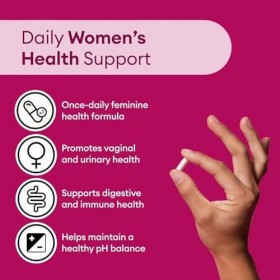 Probiotiques pour Femmes - Equilibre, Digestif, Santé Féminine - Prébiotiques Bio