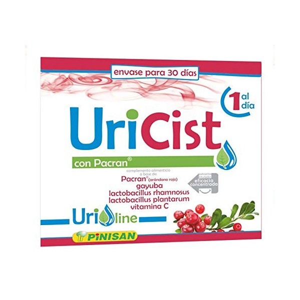 PINISAN URICIST 30cap. – contribue au fonctionnement normal de l’organisme au quotidien, gélules qui facilitent la supplément