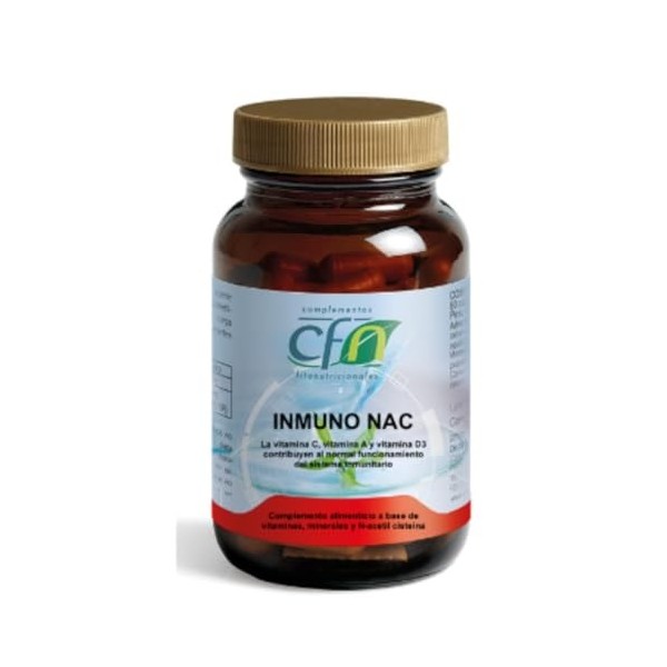INMUNO NAC 60vcap. – contribue au fonctionnement normal de l’organisme au quotidien, gélules qui facilitent la supplémentatio