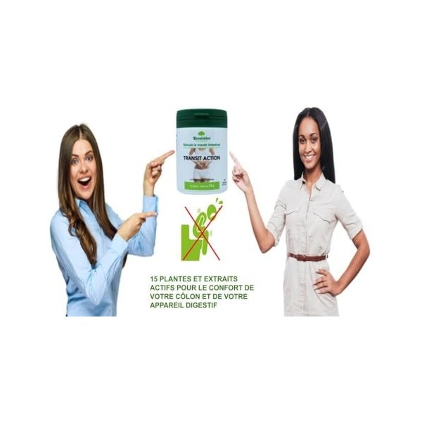 Laxatif pour constipation & Transit intestinal - Selles ramollies - Détox foie, colon & intestins - Ventre plat & Ballonnemen...