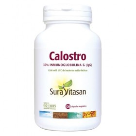 SURAVITASAN CALOSTRO 120 cap – gélules qui facilitent la supplémentation quotidienne, boîte de 120 gélules, recommandé en com