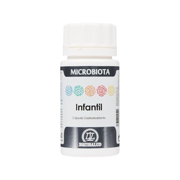 EQUISALUD MICROBIOTA INFANTIL 60cap. – gélules qui facilitent la supplémentation quotidienne, à prendre régulièrement selon l