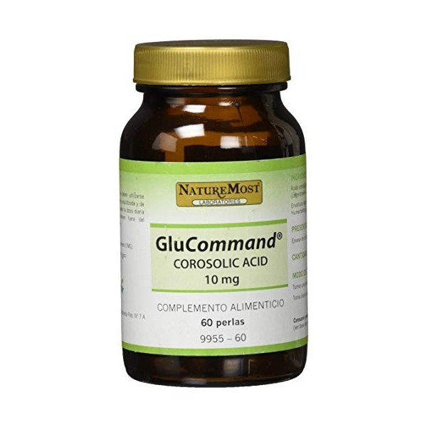 NATUREMOST GLUCOMMAND 10 MG Corosolic Acid 60 Perles, Non Applicable