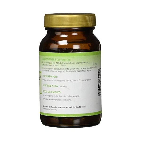 NATUREMOST GLUCOMMAND 10 MG Corosolic Acid 60 Perles, Non Applicable