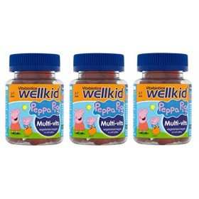 Vitabiotics Wellkid Peppa Pig Lot de 30 pastilles
