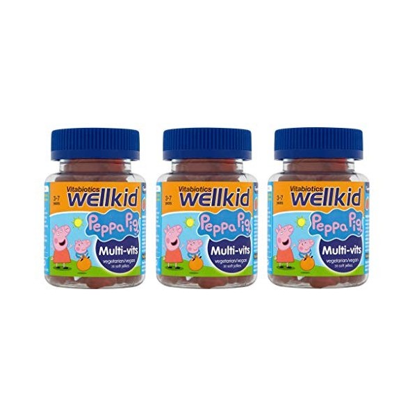 Vitabiotics Wellkid Peppa Pig Lot de 30 pastilles