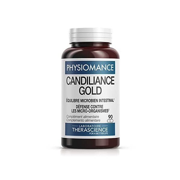 THERASCIENCE PHYSIOMANCE CANDILIANCE GOLD 90vcap. – recommandé en complément d’une alimentation équilibrée, gélules qui facil