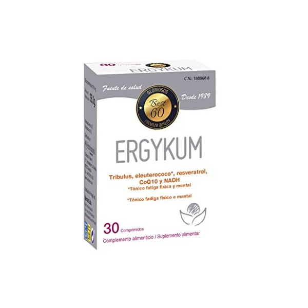 BIOSERUM ERGYKUM formula reforzada 30comp. – convient à ceux qui souhaitent agir durablement sur leur bien-être, comprimés fa
