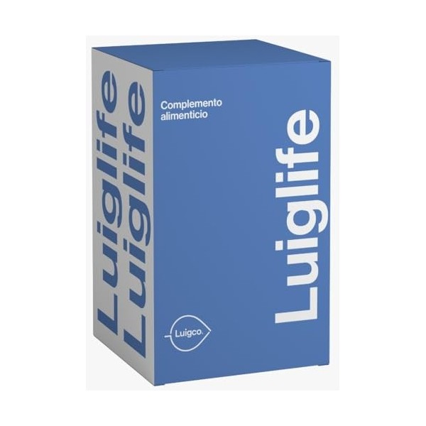 LUIGLIFE 60cap. – gélules qui facilitent la supplémentation quotidienne, recommandé en complément d’une alimentation équilibr