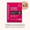 LACTOLERANCE 1/DAY | Précurseur Naturel de Lactase | Pack 3 Mois - 90 Gélules | Améliore la Digestion du Lactose | Protection...