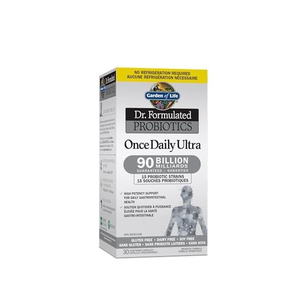 Garden Of Life Dr. Formulated Once Daily Ultra 90-B Shelf Stable NEW 30 Vcaps