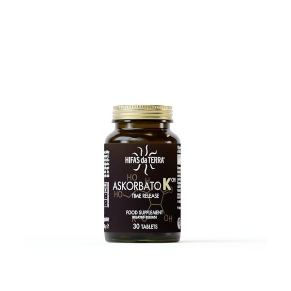 HIFASDATERRA ASKORBATO 30comp. – complément alimentaire sous forme de comprimés, boîte de 30 comprimés, facile à intégrer dan