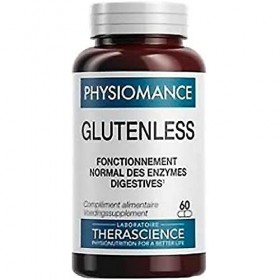 THERASCIENCE PHYSIOMANCE GLUTENLESS 60cap. – gélules qui facilitent la supplémentation quotidienne, boîte de 60 gélules, à pr