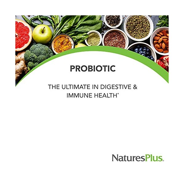 NATURESPLUS GI NATURAL probiotic mega 30cap. – complément alimentaire pour une utilisation quotidienne, boîte de 30 gélules, 