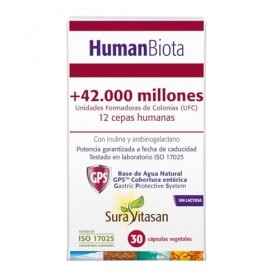 SURAVITASAN HUMAN BIOTA 30cap. refrigeracion – recommandé en complément d’une alimentation équilibrée, gélules qui facilite