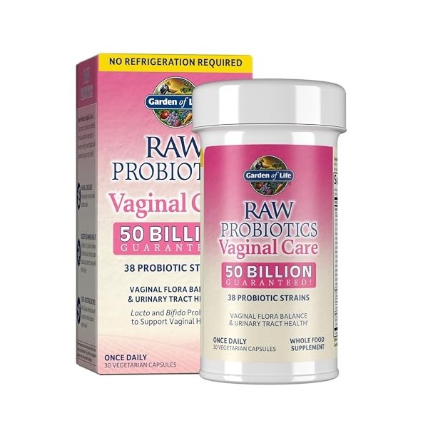 Garden of Life Raw Probiotics Vaginal Care Shelf-Stable - 30 vcaps
