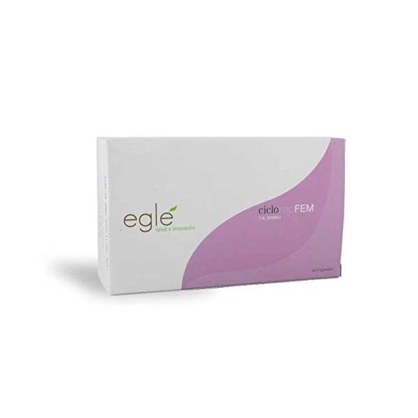 EGLE CICLOFITOFEM 60cap. – à prendre régulièrement selon la dose conseillée, complément complet proposé en gélules pratiques,...