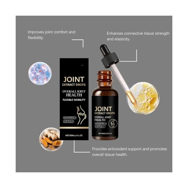 Extrait articulaire, Soutien à la mobilité et à la flexibilité, Sans OGM,1PCS Chondrotoïne