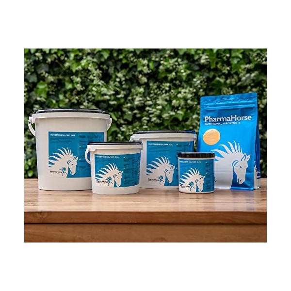 PharmaHorse Sulfate de glucosamine 2KLC | sans Sucre ajouté | Articulation Cheval | Glucosamine Cheval | Sulfate de glucosami
