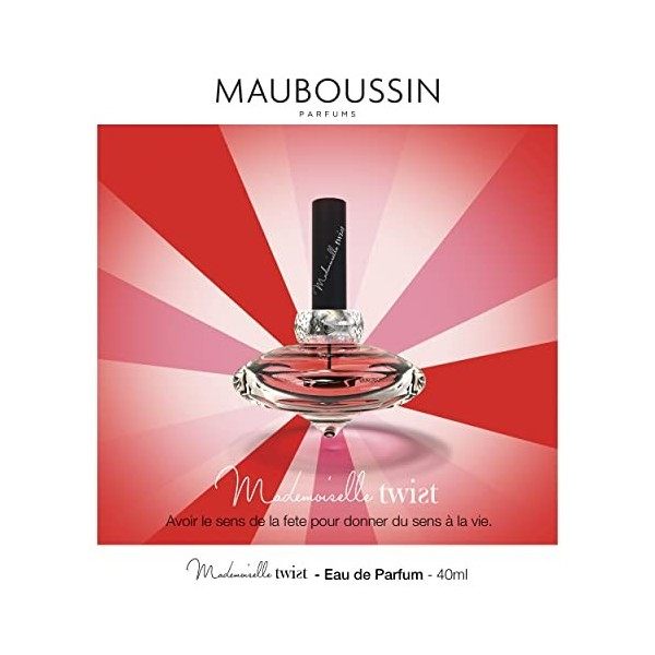 Mauboussin - Mademoiselle Twist 40ml - Eau De Parfum Femme - Senteur Florale, Orientale & Gourmande