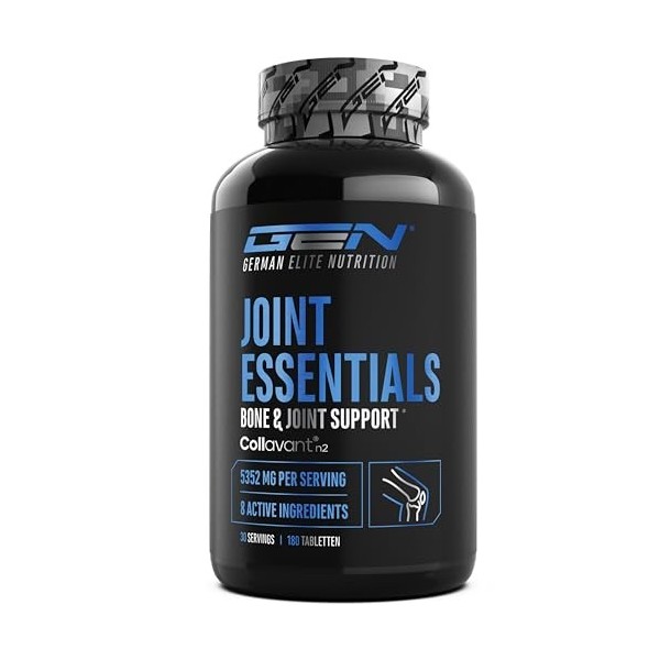 Joint Essentials – Complément alimentaire pour les articulations avec Collavant® N2 collagène de type II – Glucosamine + chon