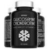 Glucosamine & Chondroïtine – Complexe 1720 mg MSM, Vitamine C, Glucosamine & Chondroïtine – Haute Concentration 120 gélules –