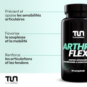 Arthro Flex | Articulations Douloureuses, Soulagement Rapide et Durable | Collagène, Glucosamine, Chondroïtine, MSM, Acide Hy