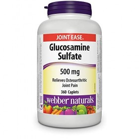 Webber Naturals Glucosamine Sulfate 500 mg 360 Caplets