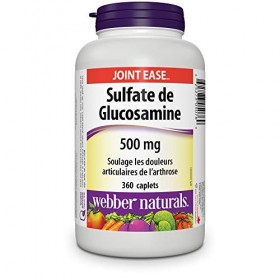Webber Naturals Glucosamine Sulfate 500 mg 360 Caplets