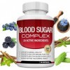 Complément Complexe pour la Glycémie – Aide à maintenir des niveaux de pression artérielle sains déjà dans la plage normale, ...