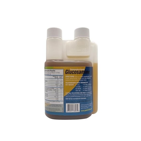 Synflex Pets Formule de glucosamine Liquide pour Animaux domestiques 227 g, Synflex Pets Liquid Glucosamine Formula for Pets,