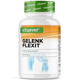 Gelenk Flexit - 180 gélules - Complexe hautement dosé avec glucosamine + MSM + extrait dencens + chondroïtine + curcuma + qu