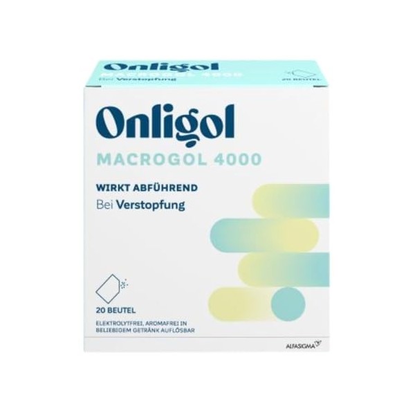 Onligol Macrogol 4000 - Soutien Doux Constipation 20 Sachets