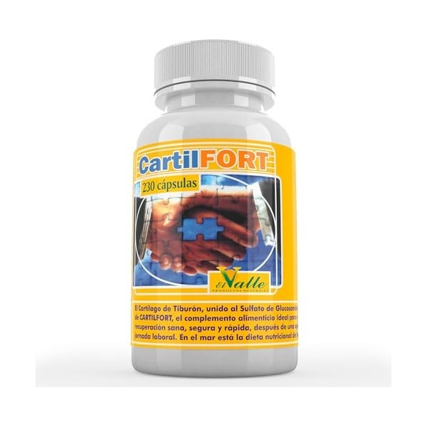El Valle Cartilfort Cart.Tiburon+Sulf.glucosamine 230 Cap. 1 unité 300 g