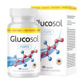 Glucosol Forte Gélules - convient aux femmes et aux hommes - avec des ingrédients naturels - contenu 90 gélules par boîte - 1