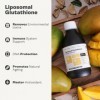 Youth & Earth Glutathion liquide liposomal 250 ml – Supplément de glutathion antioxydant pour anti-âge naturel – Formule végé