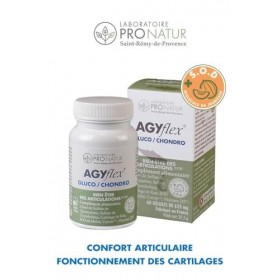 Laboratoire Pronatur - AGYflex® GLUCO/CHONDRO - Complément alimentaire pour la régénération des cartilages, la souplesse et l