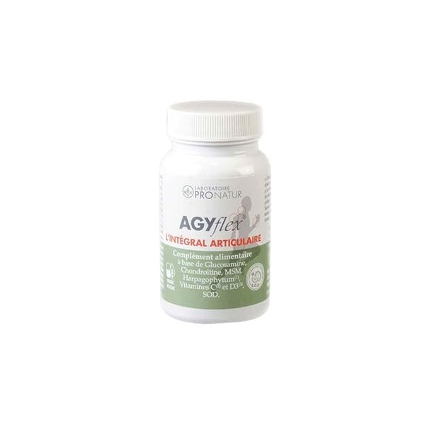 AGYflex L’INTEGRAL ARTICULAIRE – Complément alimentaire articulations – Glucosamine, Chondroïtine, MSM, Harpagophytum, Vitami