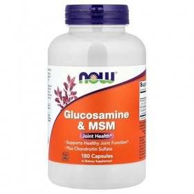 NOW Foods Glucosamine & MSM - 180 vcaps