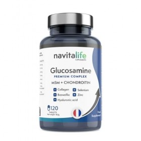 Glucosamine Chondroïtine 1100mg Premium Complex + MSM + Hydrolysed Marine Collagen | Améliore la Mobilité, Réduit la Douleur ...