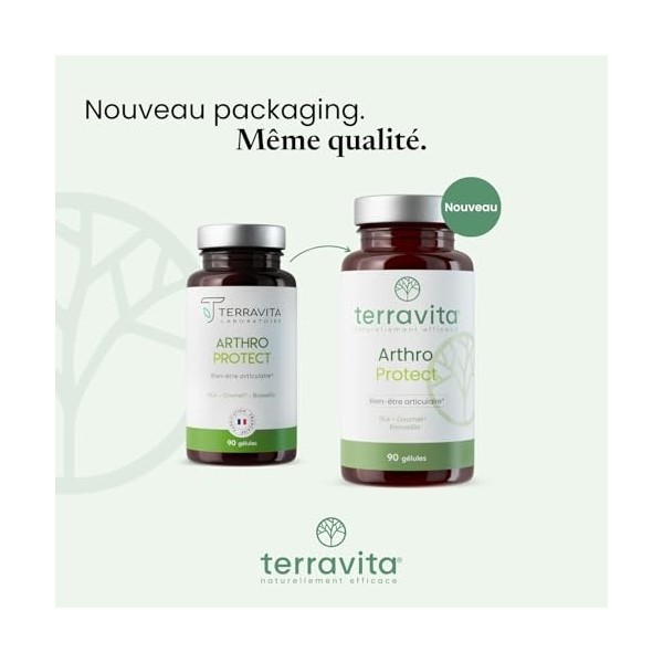 Arthro Protect | Formule Articulation avec PEA + Ovomet Glucosamine, Chondroïtine, Collagène, MSM + Boswellia | Soulage et 